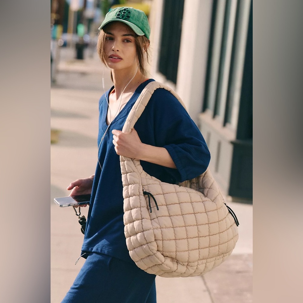 Free People Quilted Carryall Bag